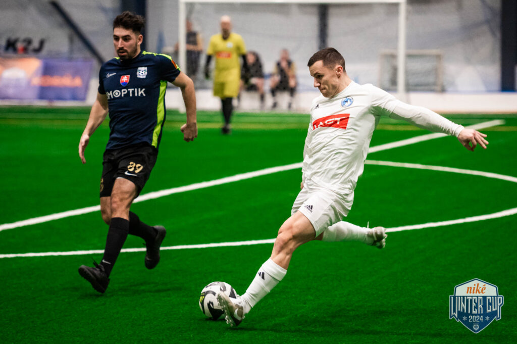 František Horník v drese Rising Prospects Košice na Niké Winter Cupe 2024