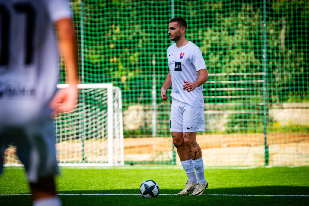Lukáš Krčmárik v drese slovenskej reprezentácie na WMF World Cup U23